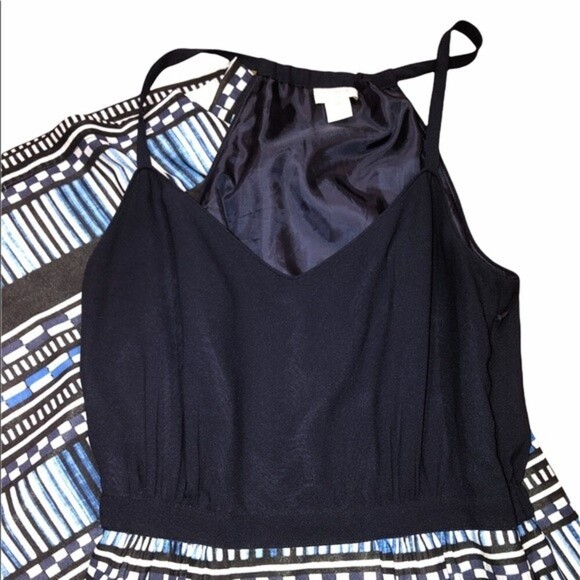 J Crew factory size 00 navy blue boho maxi dress - Picture 1 of 6